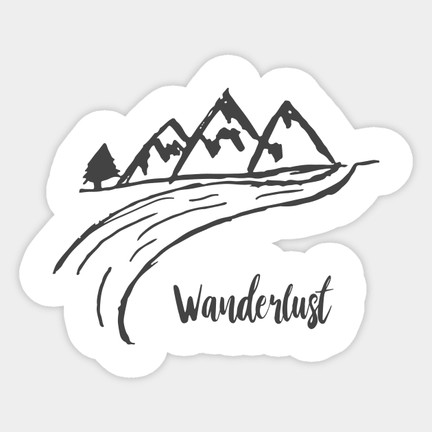 Wanderlust Sticker by WereCampingthisWeekend